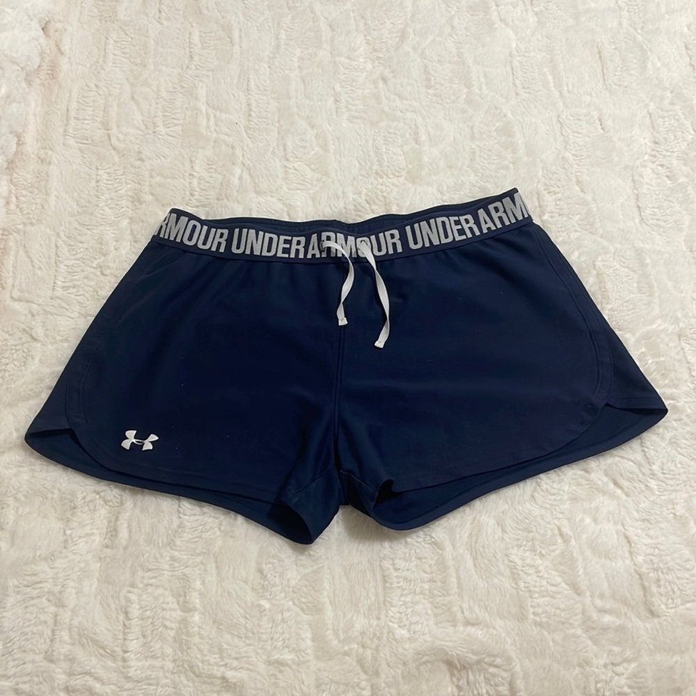 Navy under armor shorts